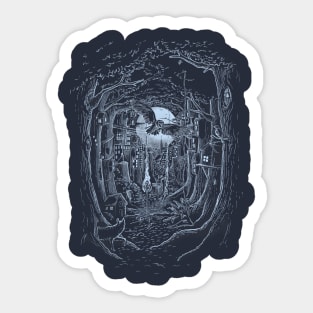 Through the Forest Sticker